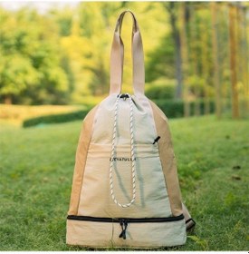 Resim Elmpaly Seyatullh Kadın Bej Hafif Büyük Kapasiteli Sırt Çantası Spor Seyahat Günlük Kullanım Haki 