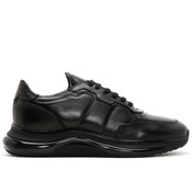 Resim Derimod Erkek Siyah Bağcıklı Kalın Tabanlı Deri Casual Sneaker 24sfd620218 