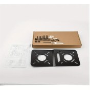 Resim Willowhaven Siyah Ayarlanabilir Vesa Montaj Braketi - Duvar Tavan Masa Sabitleme 