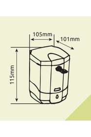 Resim Omnipazar Xinda ZYQ80 Fotoselli Sıvı Sabun Dispenseri 800 ml 