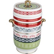 Resim Lucky Art Lancelot Bone Kulplu Kavanoz 18Cm 