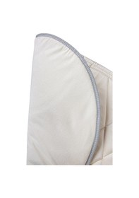 Resim İsme Özel Nakışlı Kapitone Süngerli Yumuşak Seccade - Krem Krem 