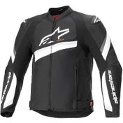 Resim Alpinestars T-gp Plus R V4 Korumalı Motosiklet Montu Siyah Beyaz 