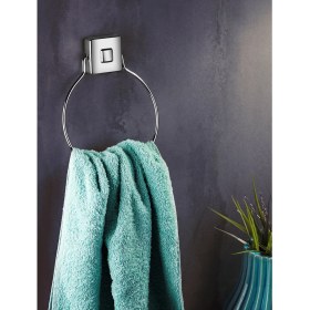 Resim Sas Delmeye Son Yapışkanlı Banyo Mutfak Havluluk Askısı Krom Y-612 