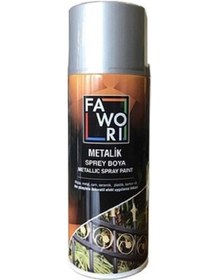 Resim Fawori Metalik Sprey Boya Metalik Gri 