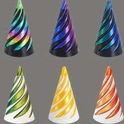 Resim Renkli Çift Taraflı Kinetik Dönen Kon - 3D Baskılı Spiral Masa Oyuncak, Karışık Renkler, 3 Yaş ve Üzeri İçin İdeal, Halloween, Noel, Şükran Günü Hediyeleri İçin Mükemmel 