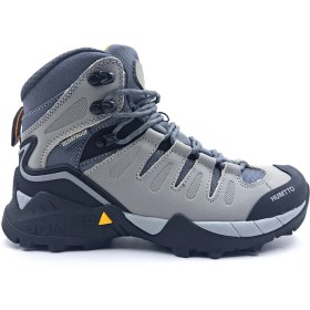 Resim Humtto HM20290B Hakiki Deri Su Geçirmez Kadın ve Unisex Gri Outdoor Bot 