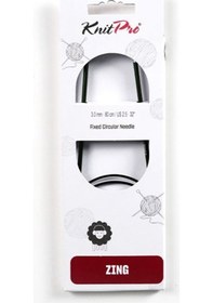 Resim Knitpro Zing 3 Mm 80 Cm Misinalı Şiş Sabit Yuvarlak Örgü Şiş 47125 