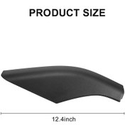 Resim Crackedice 4 Adet Siyah Abs Raf Rayı Uç Kapağı Kabuk Koruyucu Land Rover'a Uygun 