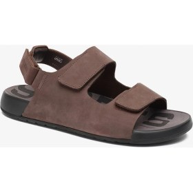 Resim Greyder Erkek Kahverengi Nubuk Hakiki Deri Sandalet 5Y1CS64685 