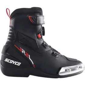 Resim Scoyco MR002 Racing Motosiklet Botu Dayanıklı Deri ve Sentetik Malzemelerle Yüksek Koruma 