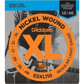 Resim D'Addario ESXL110 XL Nickel Serisi Elektro Gitar Tel Seti (Regular Light - 10-46) 