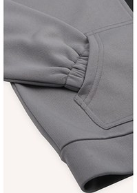 Resim Panço Erkek Çocuk Fermuarlı Sweatshirt Gri 001 
