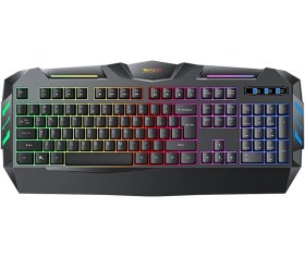 Resim Sones Yesido Kb21 104 Tuşlu 1,5 M Usb Kablolu Klavye Nefes Alan Işıkla 