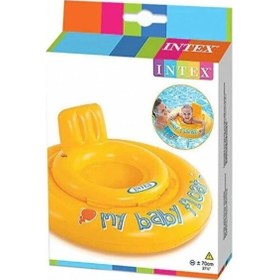 Resim 56585 - Intex - Sarı Bebek Simidi 70cm Sarı 