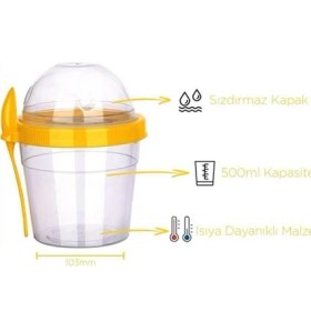 Resim Bebek Mama Saklama Kabı 500ML 
