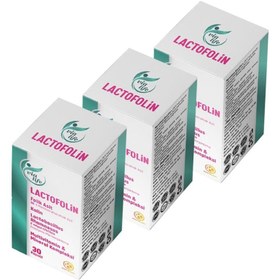 Resim Lactofolin Folik Asit, Kolin, Probiyotik, Multivitamin 30 Kapsül - 3'lü 