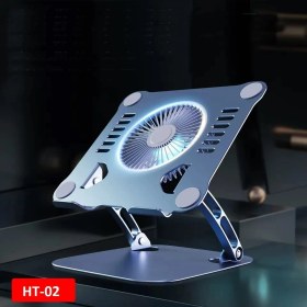 Resim Braventa Collection Hobimtek Ht-02 Metal Laptop Standı Yükseklik Ayarlı Fanlı Premium Serisi Notebook Tutucu Alüminyum M 