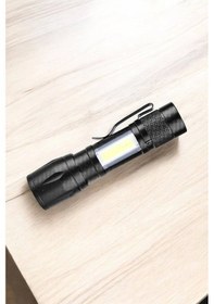 Resim Işıldak El Feneri Kamp Lambası Mini Taşınabilir Acil Durum Lambası Fener Led Işık Açık Lacivert 