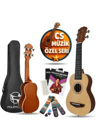 Resim Fourtune Sydra Uks-21nt Soprano Ukulele Maun Hakiki Ağaç Soprano 