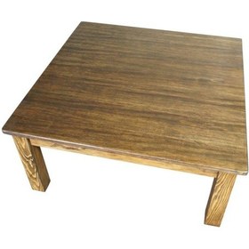 Resim Hedenberjit Masif Ahşap Kare Sehpa 