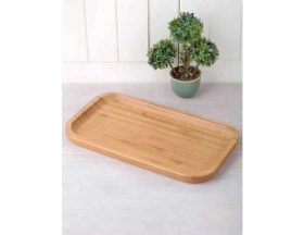 Resim Hype Store Bambu Lüx Dikdörtgen Servis 25 * 14CM, Sunumluk & Çerezlik Sunum Tabağı 