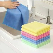 Resim Trendooze Turcoshop11 10 Adet Rastgele Renk Temizlik Havlusu Mutfak Banyo Kullanışlı Bezleri 