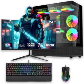 Resim İzoly E-Vix Athena I5-10400F 16GB 512GB M.2 Nvme Rt 3060 12GB 24" Oyuncu Masaüstü Bilgisayarı 