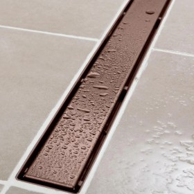 Resim Sukar Line 6 Bronz Plain 50CM Izgaralı Duş Kanalı 1156-1035000-51 