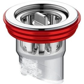 Resim Koku Geçirmez Zemin Drenaj Valfi-kanalizasyon Çekirdek Geri Akış Önleyici Duş 1pcs Red 