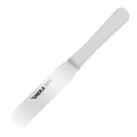Resim Sinerji Chocolate Plastik Saplı Oval Pasta Paleti, 15 cm, Beyaz 