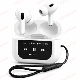 Resim Alpotekno Dunspın Anc/enc Bluetooth Kulaklık Kablosuz Tws Dokunmatik Gürültü Engelleme Şarj Göstergeli 