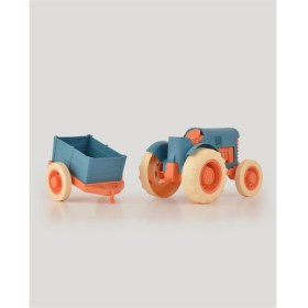 Resim Let's Be Child LC Oyuncak Açık Mavi Traktör Dayanıklı Malzeme ile Güvenli Oyun 12x33x13 cm Boyutunda 