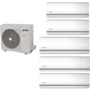 Resim Airfel 1 Dış + 5 İç Ünite 9+9+12+12+12 5LMX125N A++ 42000 BTU Multi Inverter Klima 