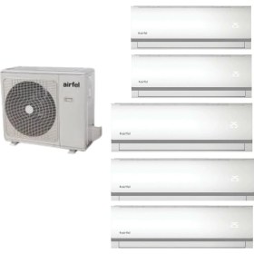 Resim Airfel 1 Dış + 5 İç Ünite 9+9+12+12+12 5LMX125N A++ 42000 BTU Multi Inverter Klima 