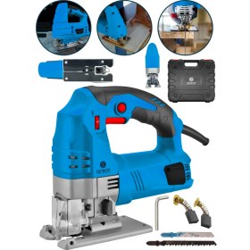 Resim Detroit Metal Şanzuman 6 Kademe Devirli Lazerli Otomatik Dekupaj Testere Çantalı - Dflseries 