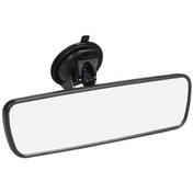 Resim Tenfowee Siyah Abs Cam Oto İç Gözlüğü - Sıçramalı Tutuculu 24.5x7cm Arka Görüş Aynası 