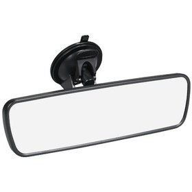 Resim Tenfowee Siyah Abs Cam Oto İç Gözlüğü - Sıçramalı Tutuculu 24.5x7cm Arka Görüş Aynası 
