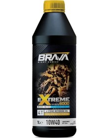 Resim Brava Extreme 6000 4t 10w40 Semi Synthetıc Motosiklet Yağı Sm+ 1lt 