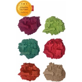 Resim Kinetik Kum 3 Renk 350G 3 Adet 