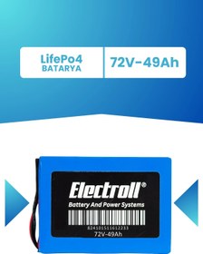 Resim ELECTROLL 72V 49Ah LifePo4 Batarya 