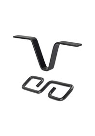 Resim Shineyee Yağmur Zinciri Kancası V Şeklinde Kurulum Oluk Zincir Askısı Metal Demir Adaptör Kancası Oluk İniş Borusu Çıkışları İçin 