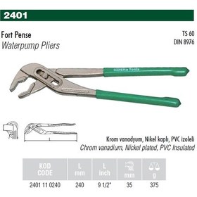 Resim Elta Ayarlı Papağan Fort Pense 240 Mm 