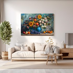 Resim Meyveler ve Çiçek - 70x50 