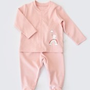 Resim Bibaby Minikids- Biorganic Live Color Rabbit Pijama Takımı 