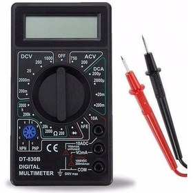 Resim Dt830b Dijital Ölçü Aleti Multimetre Problu 