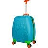 Resim Wexta WX-413 Aslan Çocuk Mavi Kabin Boy Valiz 