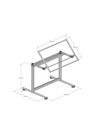 Resim Api Design Çizim Masası Ayağı Gri 