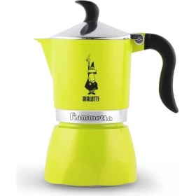 Resim 7111 Fiammetta, Kahve Makinesi 1 Fincan, Alüminyum, Electric Lime 