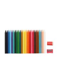 Resim Mum Pastel Boya Erasable Crayons Karton Kutu Silinebilir Üçgen 11 